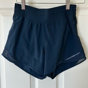 Lululemon Hotty hot 4” lined shorts navy